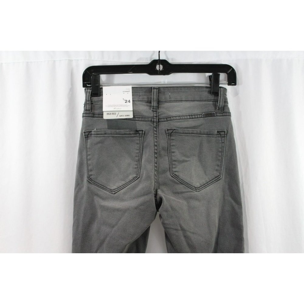 KanCan Womens Grey High Rise Super Skinny Jeans 24 NWT - Picture 5 of 7